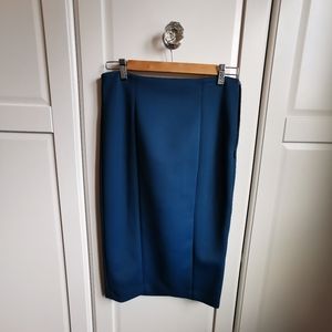 Marciano Pencil Skirt, Medium, Teal